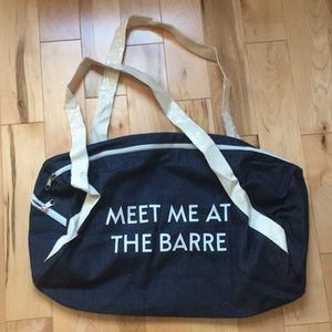 “Meet me at the Barre” Duffle Bag